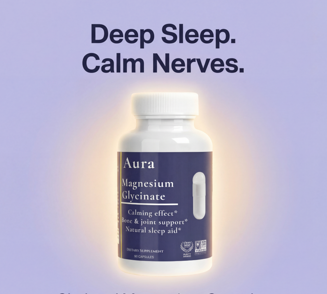 Aura Magnesium Glycinate Capsules