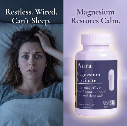 Aura Magnesium Glycinate Capsules